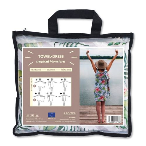 Ręcznik Sukienka - Monstera na Arena.pl