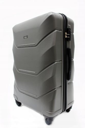 ZESTAW WALIZEK PODRÓŻNYCH KABINÓWKA ŚREDNIA DUŻA LEKKIE ABS 4 KÓŁKA POJEMNE na Arena.pl