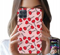 ETUI DO OPPO RENO 4 LITE - KOBIECE, MODNE WZORY LIZAKI W SERCA CASE