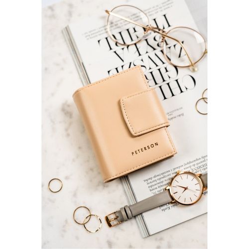 mały portfel damski ze skóry ekologicznej - peterson na Arena.pl