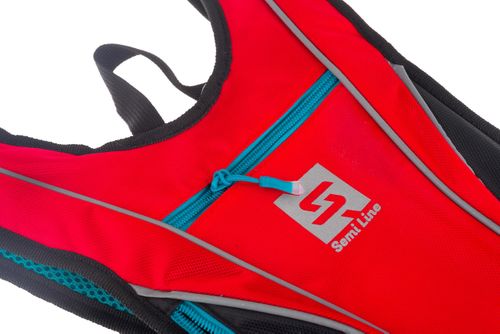 Plecak Semi Line czerwono-czarny na Arena.pl