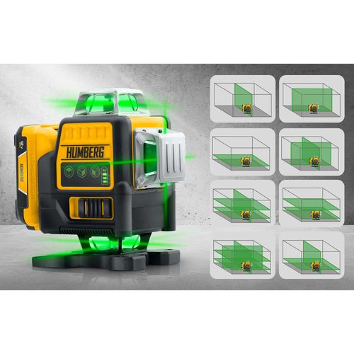 Laser krzyżowy w walizce + statyw Humberg HM-171 na Arena.pl
