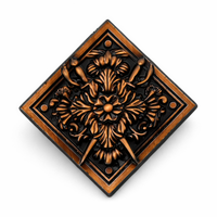 Floral Rosette | 6 cm | Metal | Przypinka | Resident Evil 8