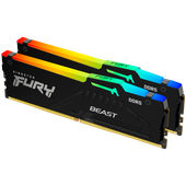 kingston 32gb 6000mt/s ddr5 cl30 dimm (kit of 2) fury beast rgb xmp