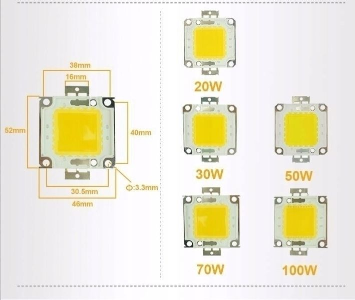 Dioda Cob Moduł Led 70 W Ciepła Do Halogena W-Wa zdjęcie 4