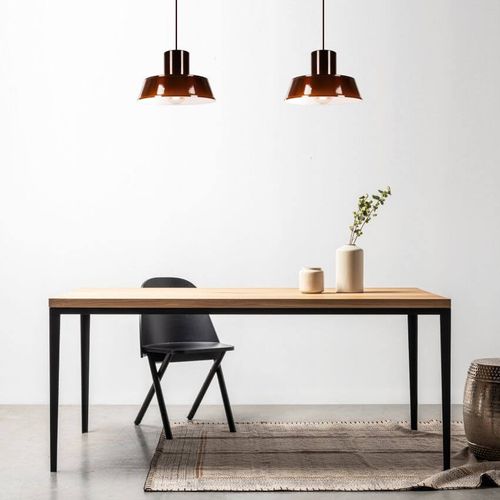 POLLY 1 Lampa wisząca - Industrialna, metalowa, brązowa 1xE27 na Arena.pl