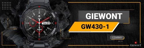Smartwatch Giewont GW430-1 Czarny na Arena.pl