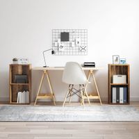 Zestaw szafek RTV Stare drewno Materiał drewnopochodny