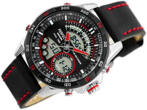 PERFECT - A8009 (zp258c) - silver/red na Arena.pl