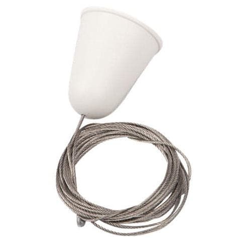 Linkowe zawiesie regulowane DOBAC MHT1-P30-WH TRACK Maxlight do szyn bez uchwytu 3m białe zdjęcie 1