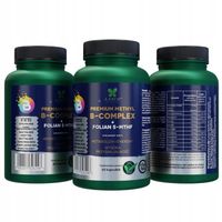 2x Witamina B complex PREMIUM+ kwas foliowy 5-MTHF