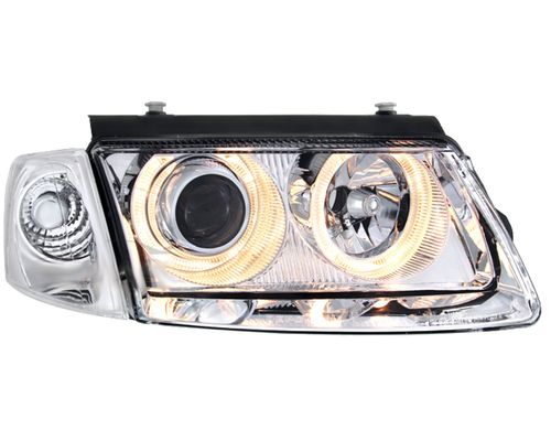 Reflektory przednie VW Passat B5 3B CHROM RINGI na Arena.pl