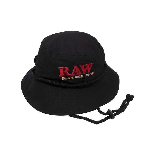 Kapelusz RAW Bucket Hat Czarny Medium zdjęcie 1