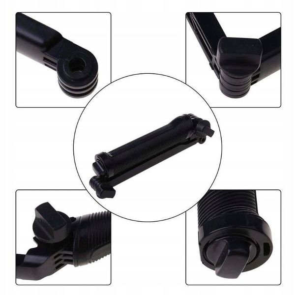 Selfie Stick Kijek Uchwyt 3WAY Statyw do GoPro 12 11 10 9 8 7 6 DJI Insta zdjęcie 11