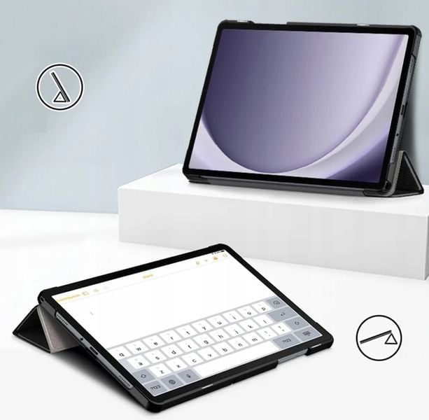 ETUI + SZKŁO HARTOWANE +RYSIK do SAMSUNG GALAXY TAB A9 8,7 2023 X110 / X115 zdjęcie 13