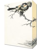 Obraz 20x30cm Brambling, Kashu Japoński Vintage do Salonu