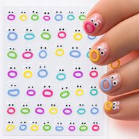 Naklejka samoprzylepna 3D na paznokcie TSG-480 Naklejki do paznokci