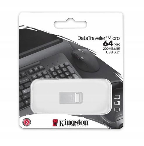 Pendrive Kingston DataTraveler Micro 64GB USB 3.2 Gen 1 na Arena.pl