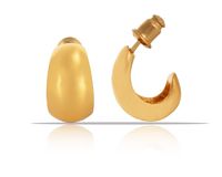 kolczyki półokrągłe z kolekcji classic (p3821au)