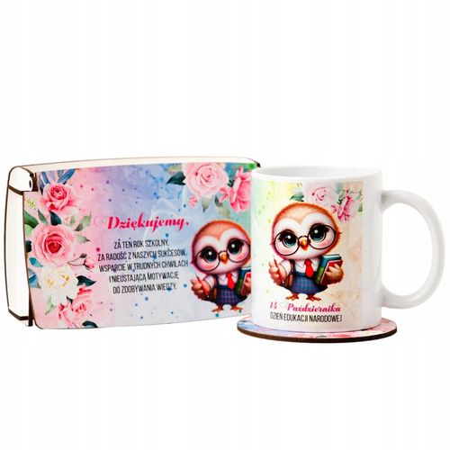 Prezent Na Dzień Nauczyciela Zestaw Prezentowy Kubek Pudełko Na na Arena.pl