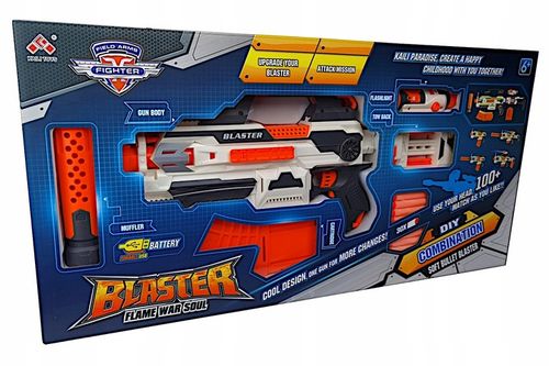 KARABIN PISTOLET AUTOMATYCZNY STRZAŁKI TŁUMIK BLAZE BLASTER 5w1 ELITE na Arena.pl