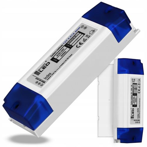ZASILACZ MEBLOWY 12V 6,67A 80W DO TAŚMA LED na Arena.pl