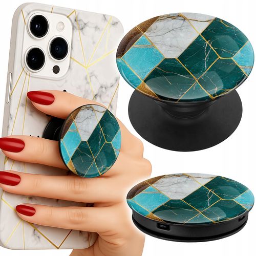 Uchwyt do telefonu Popsocket na palce / stojak - ELEGANCKIE MODNE WZORY na Arena.pl