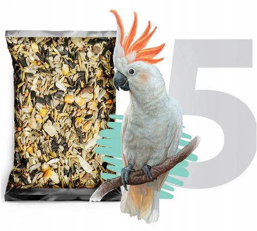 KARMA DLA PAPUG ŚREDNICH 5kg papugi NIMFA ROZELLA pokarm STANDARD Champi na Arena.pl