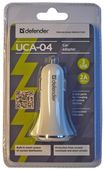 Ładowarka samochodowa UCA-04 3xUSB 6A MOCNA biała
