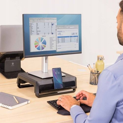 Podstawa pod monitor Fellowes Breyta, czarna na Arena.pl