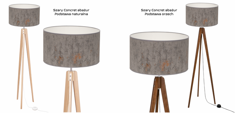 LAMPA PODŁOGOWA TRÓJNÓG, DREWNO, różne RODZAJE zdjęcie 9