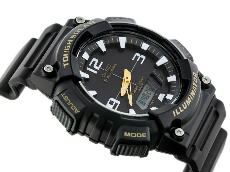 ZEGAREK MĘSKI CASIO AQ-S810W-1BV (zd044c) - SOLAR POWERED + BOX zdjęcie 3