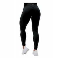 Fitness Gym Leggings High Waist - czarne legginsy sportowe rozm. XL