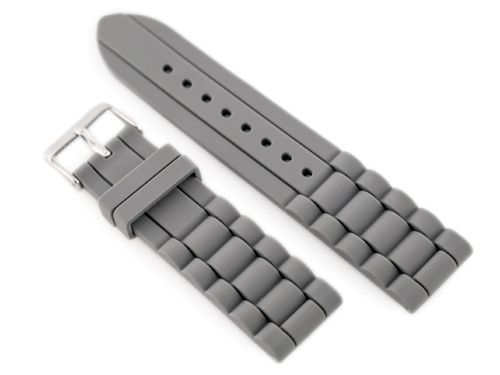 Pasek gumowy do zegarka 904T - karbowany - 20mm na Arena.pl