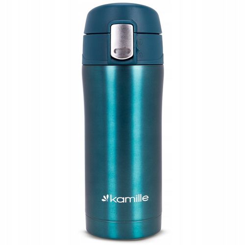 KUBEK TERMICZNY TERMOS STALOWY 100% SZCZELNY pojemny bidon KAMILLE 320 ml na Arena.pl