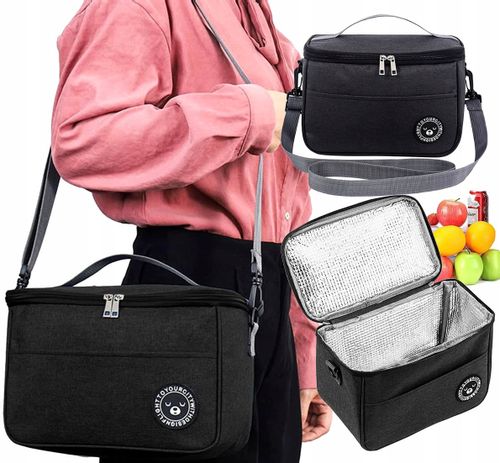 Torba Duża Lunch Box Termiczna Jedzenie Śniadanie na Arena.pl