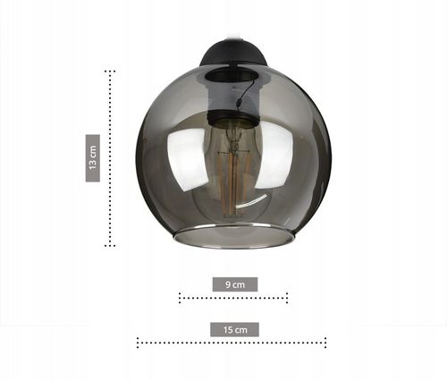 Klosz Kula do lamp żyrandola kinkietu E27 W041S na Arena.pl