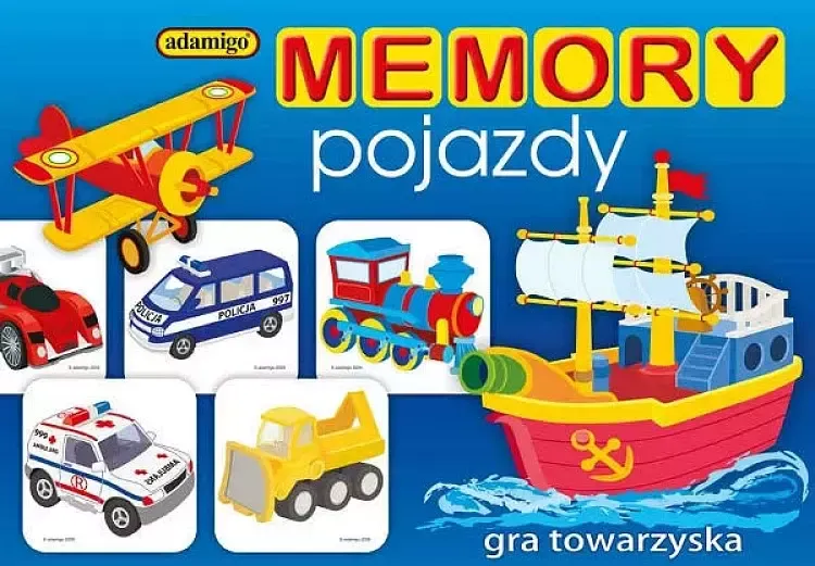 Gra memory. Pojazdy zdjęcie 1
