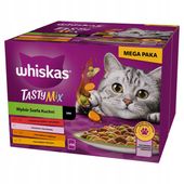 WHISKAS mokra karma dla kota mix smaków w sosie saszetki 24 x 85 g