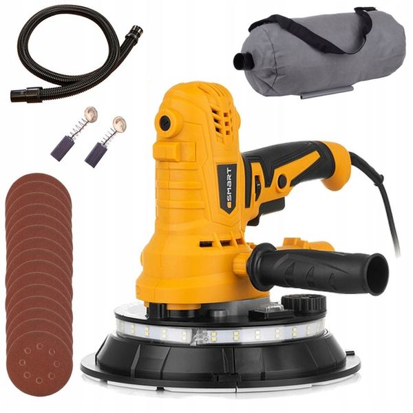 Szlifierka do gipsu gładzi ścian sufitu płyt gipsowych LED SMART365 zdjęcie 1