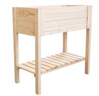 Kwietnik stojący Drewniany Doniczka Skrzynka 79x79