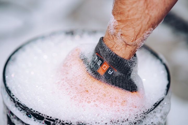 ZESTAW DO MYCIA AUTA rękawica z mikrofibry + ręcznik do osuszania lakieru zdjęcie 7