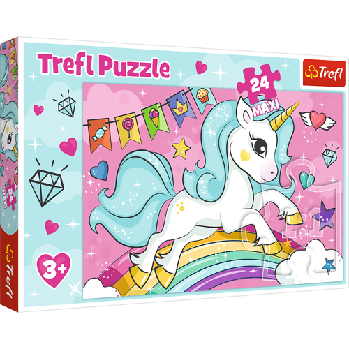 TREFL Puzzle MAXI Słodki jednorożec 24 elementy na Arena.pl