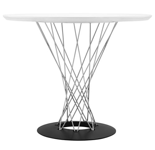 Stół TWIST 100 biały - MDF, chrom na Arena.pl