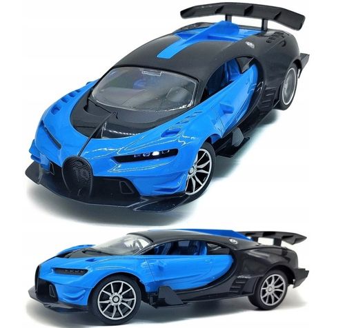 Samochód ZDALNIE STEROWANY RC AUTO KIEROWNICA PEDAŁY Niebieski na Arena.pl