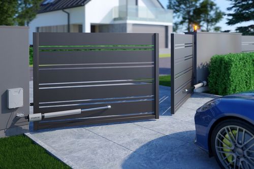 Zestaw do bramy skrzydłowej FORCE SW300LS WYŁĄCZNIKI MAGNETYCZNE 2x3m na Arena.pl