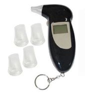 KOMPAKTOWY ALKOMAT LCD CYFROWY + 4 WYMIENNE USTNIKI