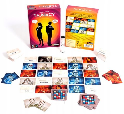 Tajniacy gra planszowa polegająca na skojarzeniach 2-8 osób, wiek 14+ na Arena.pl