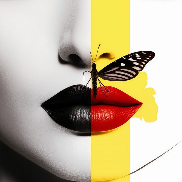 Plakat 50x50cm Motyla Piękność zdjęcie 1