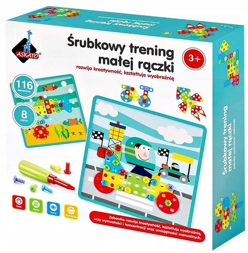 Śrubkowy trening małej rączki Askato na Arena.pl